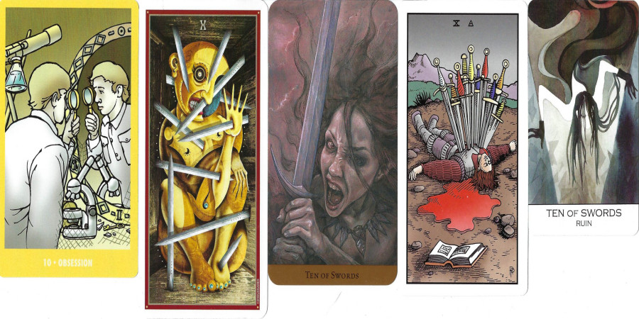 The 10 of Swords: Confronting Pain, Loss, and the Potential for Transformation